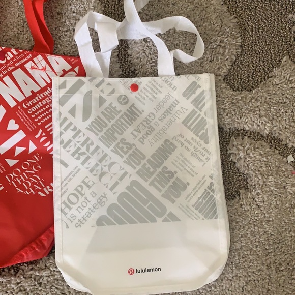 Lululemon Love / Stress Reusable Shopping Tote - Picture 3 of 6